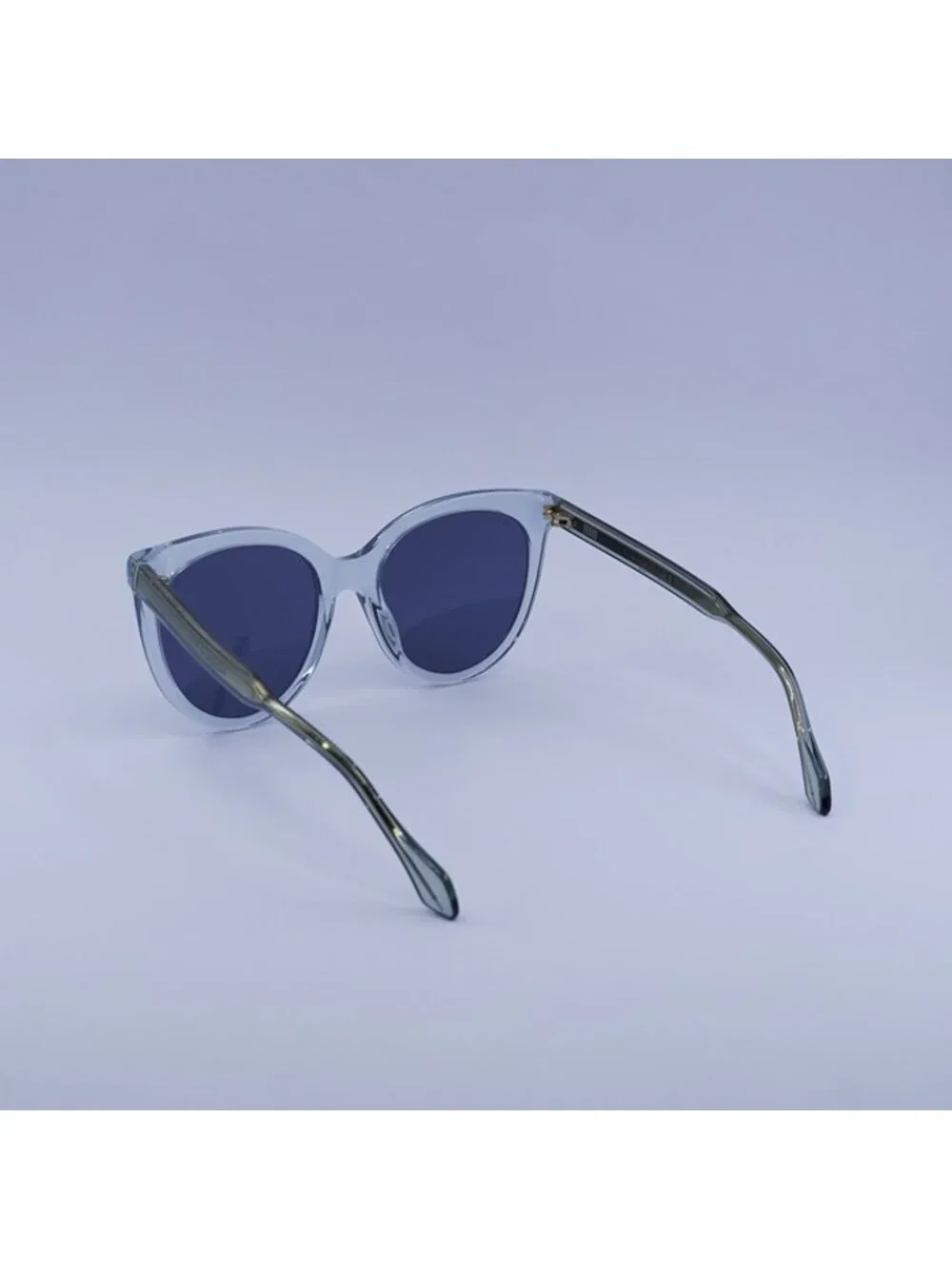 Gucci GG0565S 003 Sunglasses Blue Cat Eye Frame, Blue Lenses